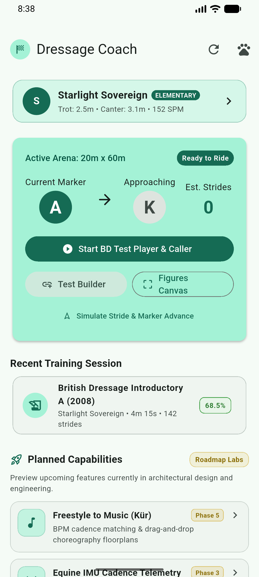 Live Training Dashboard
